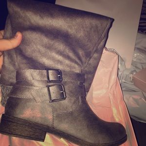 Brand New! Wide Calf JUSTFAB boots! Size 10!
